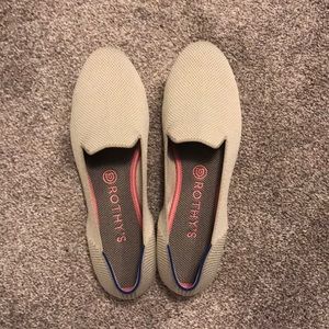 Rothy’s loafer linen double stitch new